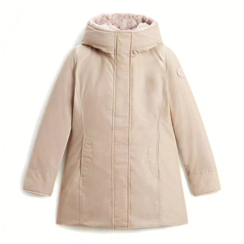 Woolrich Parka Parka Donna Boulder Faux Fur Beige A24 - WOOLRICHCFWWOU0724FRUT0001 - OXT - S - Francavilla Moda